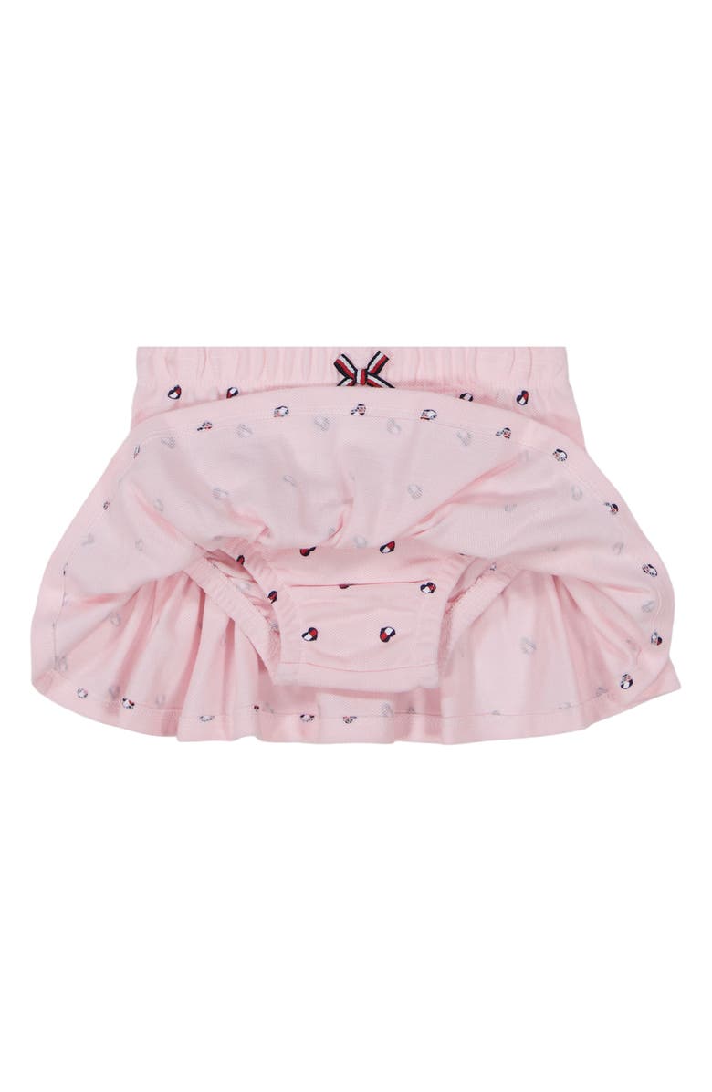 Tommy Hilfiger Logo Heart Sleeveless Polo & Skirted Bloomers Set, Alternate, color, Pink