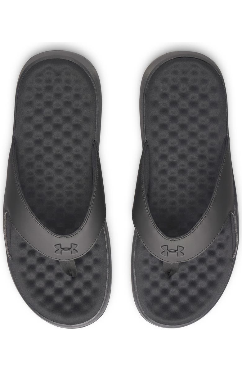 Under Armour UA Ignite Pro 8 Water Resistant Flip Flop, Alternate, color, Black