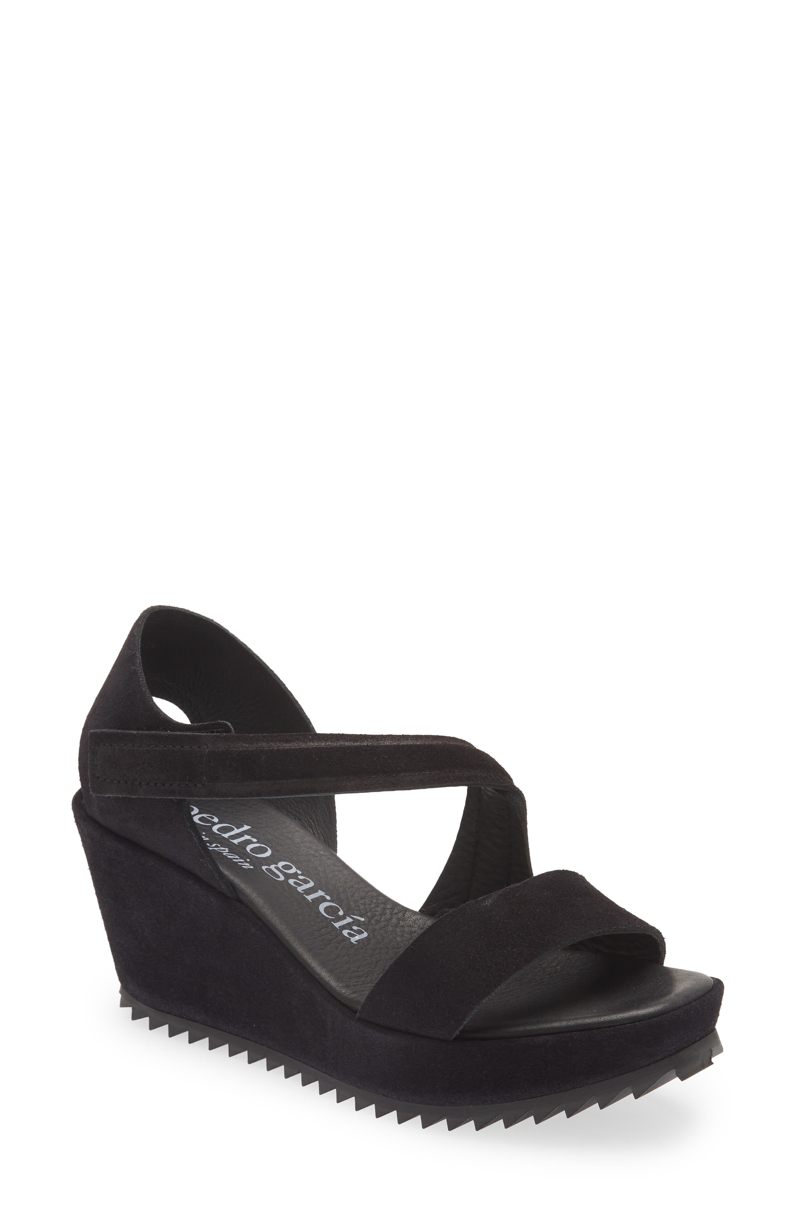 Pedro Garcia Fineta Wedge Sandal, Main, color, 