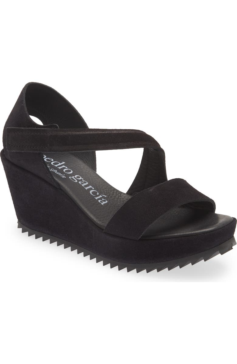 Pedro Garcia Fineta Wedge Sandal, Main, color,