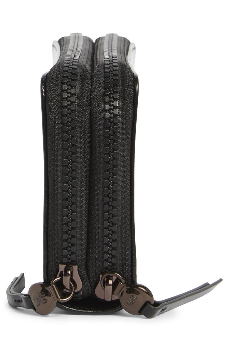 HOBO Dixon Large Zip Wallet, Alternate, color, Black