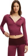 COTTON ON BODY Women's Airy Soft Lounge Henley