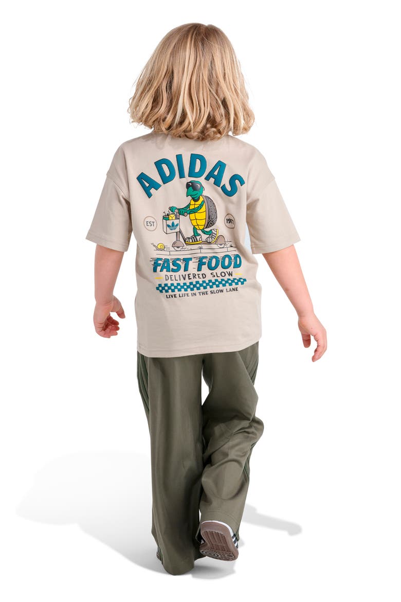 Kids' T-shirt & Woven Pants Set, Alternate, color, LIGHT BEIGE