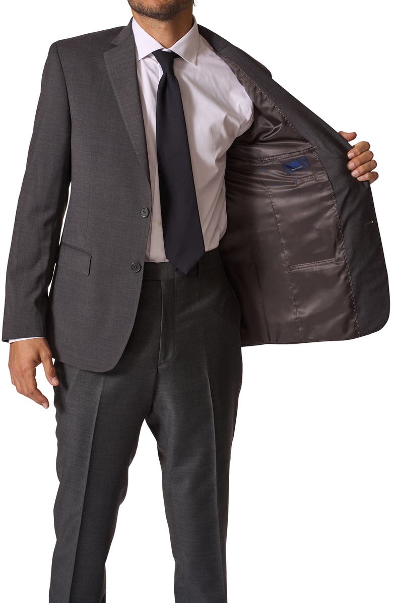 JB Britches Sartorial Classic Fit Suit, Alternate, color, Charcoal