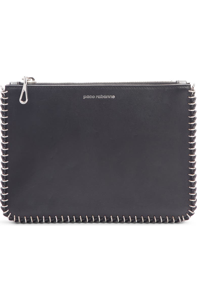 Rabanne paco rabanne Calfskin Leather Crossbody Bag, Main, color,