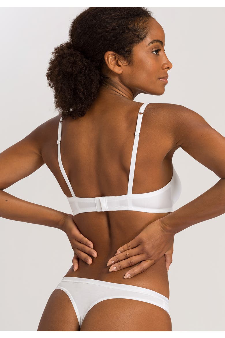 Cotton Sensation Soft Cup Bra, Alternate, color, White