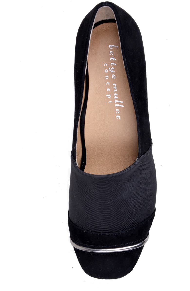 Bettye Muller Gobi Suede Block Heel Pump, Alternate, color,