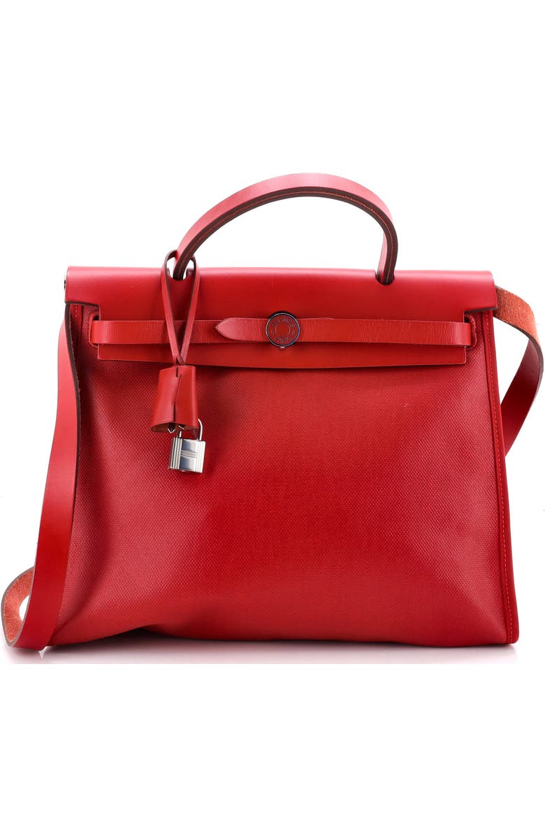 81034712 Herbag Zip Berline Vache Canvas and Leather 31, Main, color,