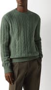 ZEGNA Cable Stitch Cashmere Sweater
