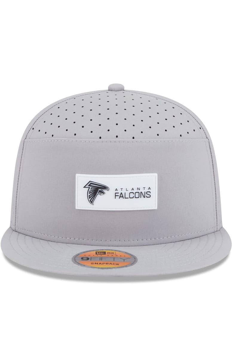 New Era Men's New Era Gray Atlanta Falcons 2025 Sideline  Split Panel 9FIFTY Snapback Hat, Alternate, color, Gray