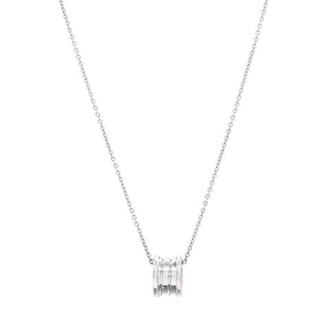 B.Zero1 Pendant Necklace 18K White Gold