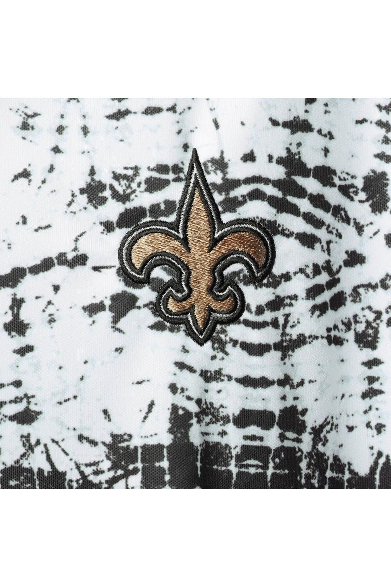 Men's Antigua Black New Orleans Saints Vivid Polo, Alternate, color, Black