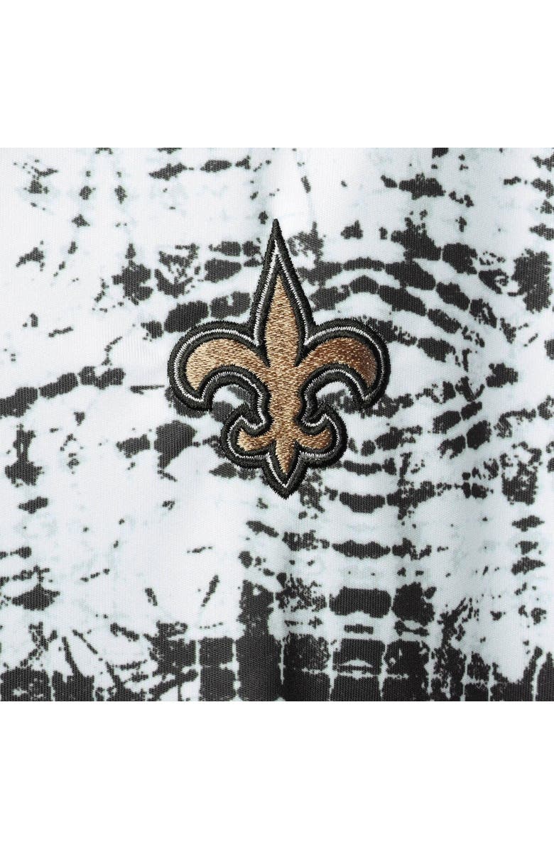 ANTIGUA Men's Antigua Black New Orleans Saints Vivid Polo, Alternate, color, 