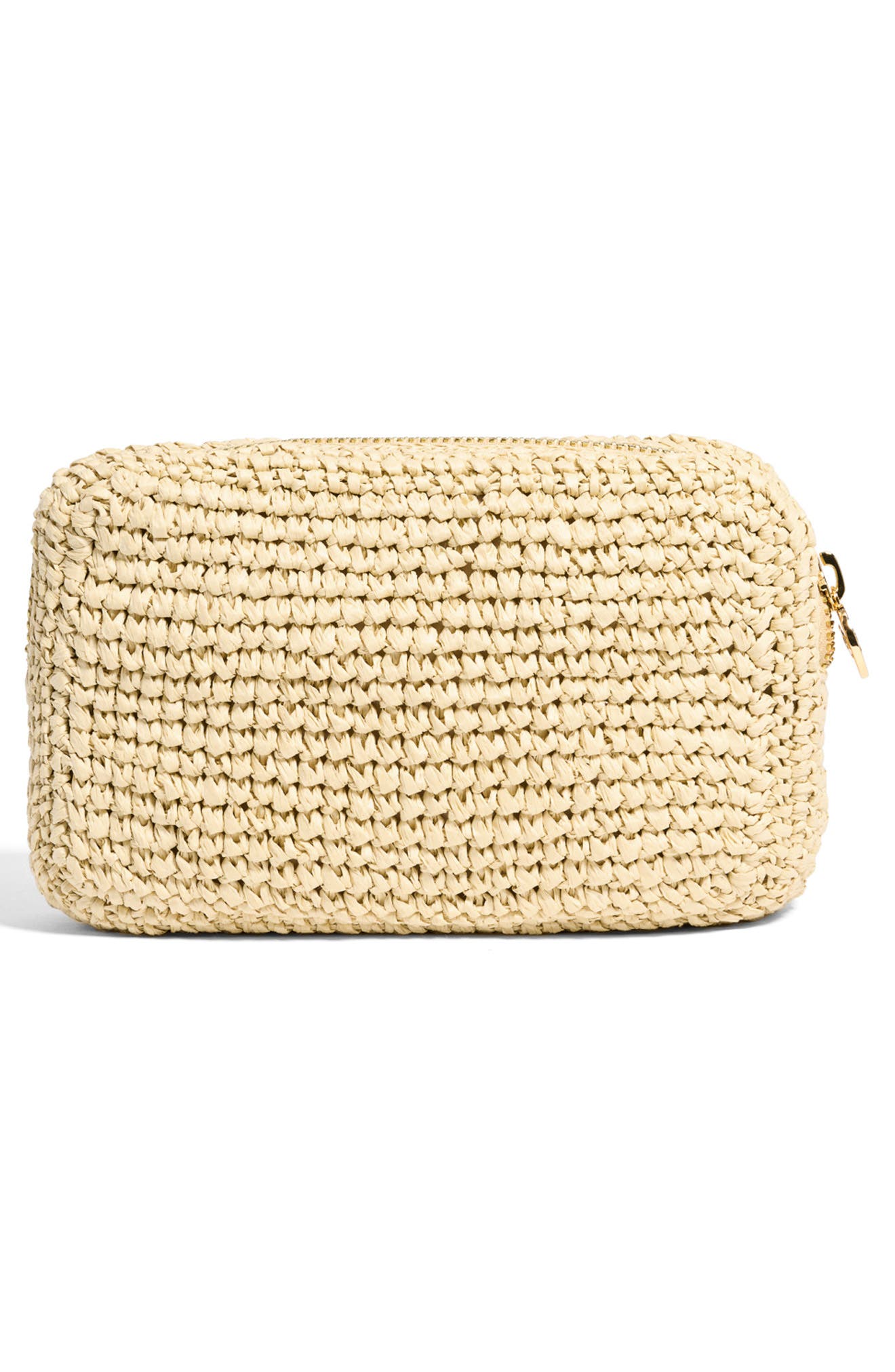 Stoney Clover Lane Small Raffia Pouch, Alternate, color, 
