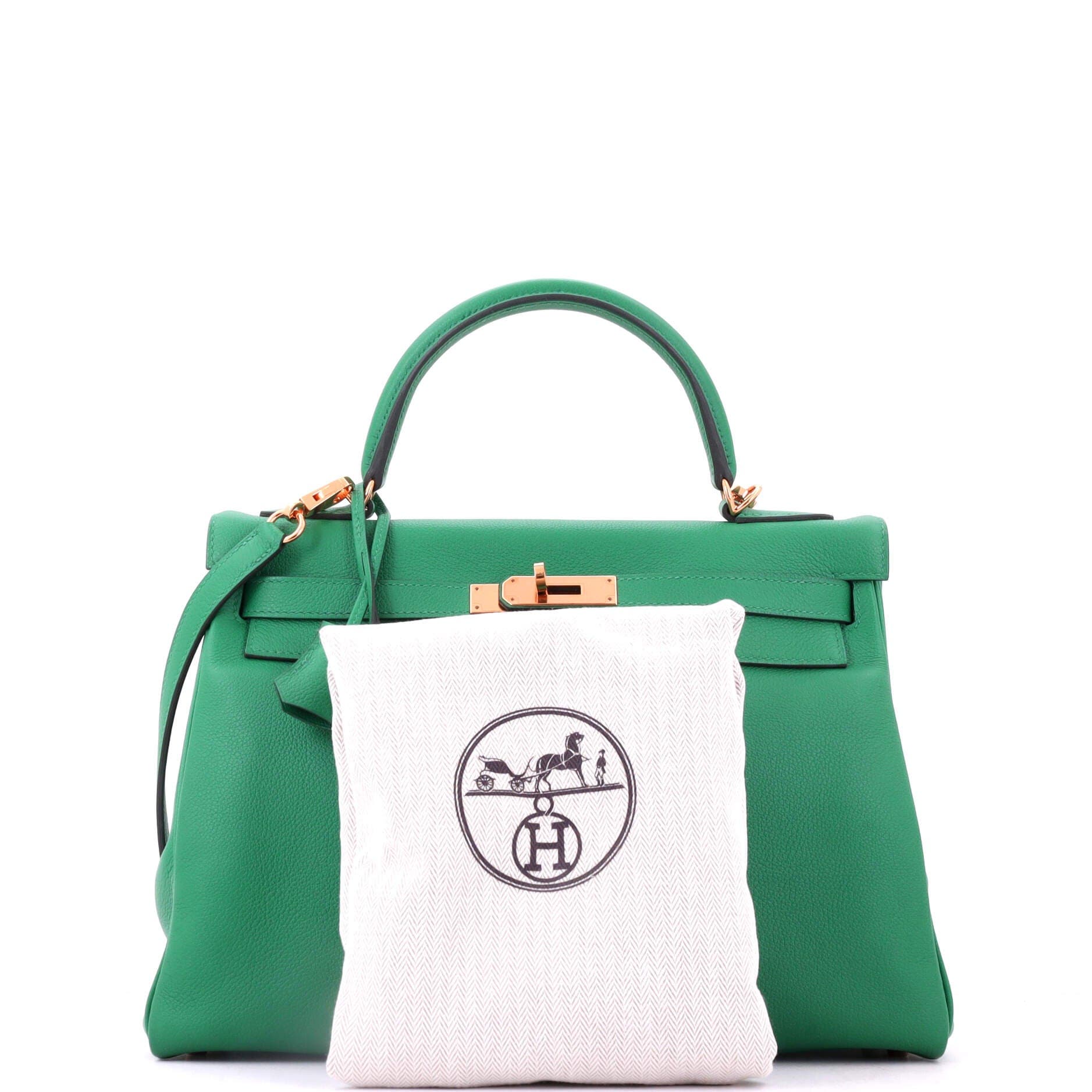 Kelly Handbag Green Evercolor with Gold Hardware 32, Alternate, color, Green