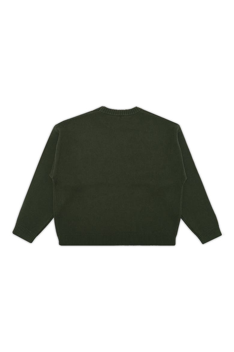 Oakridge Graphic Crewneck Sweater, Alternate, color, PINE