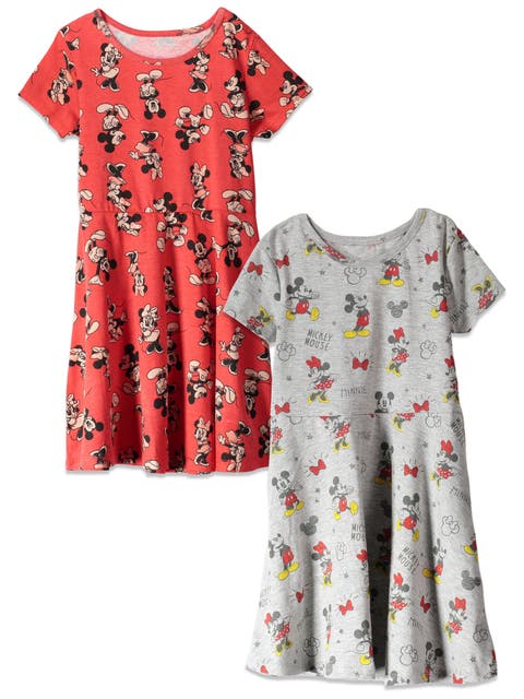 Minnie Mouse 2-Pack Short Sleeve Dress (Toddler & Little Kid)
