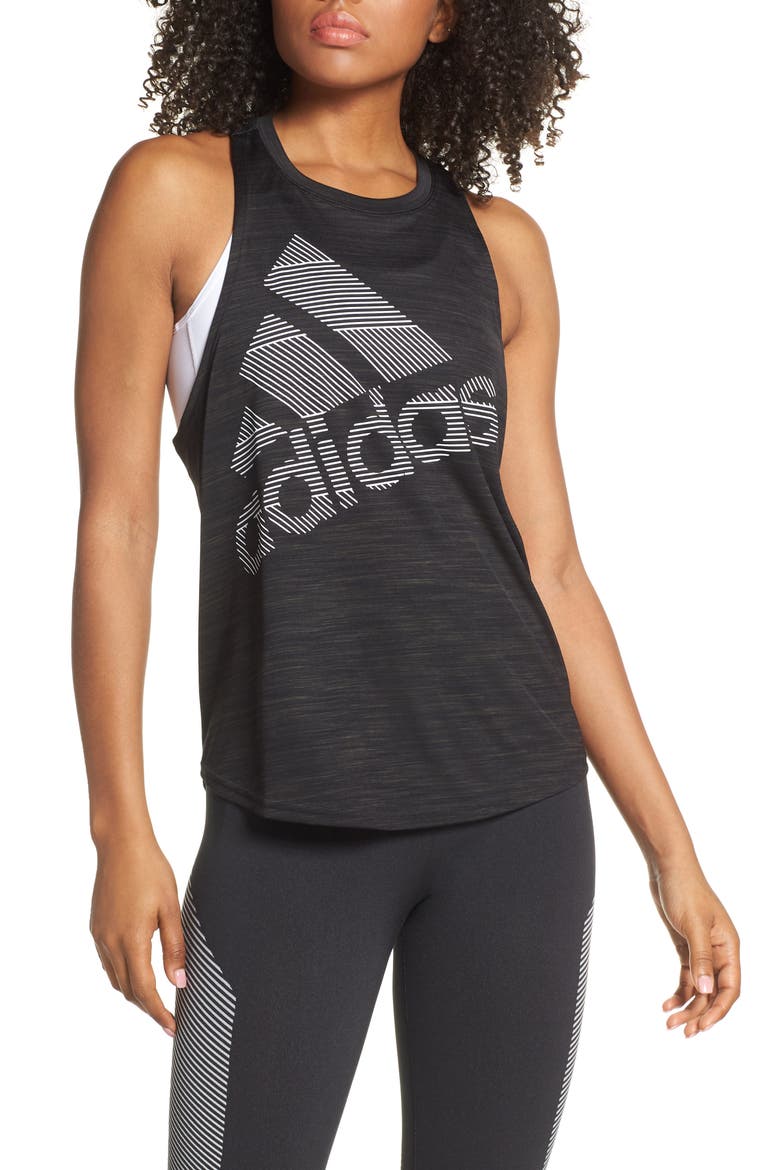 Badge of Sport Tank, Main, color, BLACK