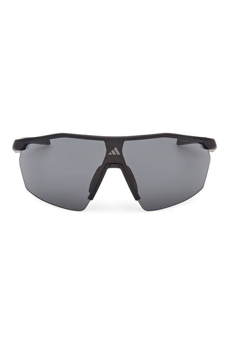 Shield Sunglasses, Main, color, MATTE BLACK / SMOKE