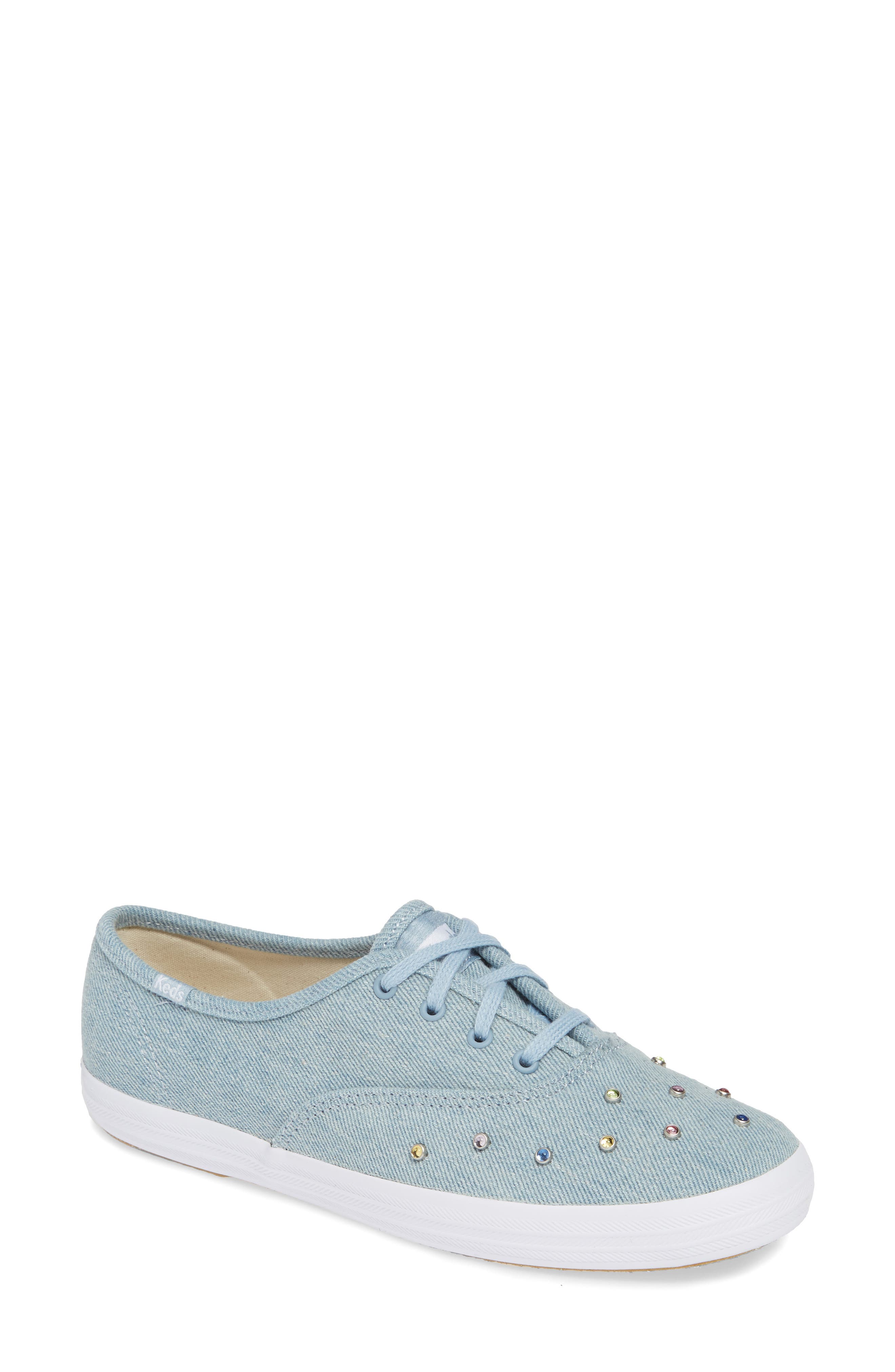 Champion Starlight Stud Sneaker, Main, color, LIGHT BLUE