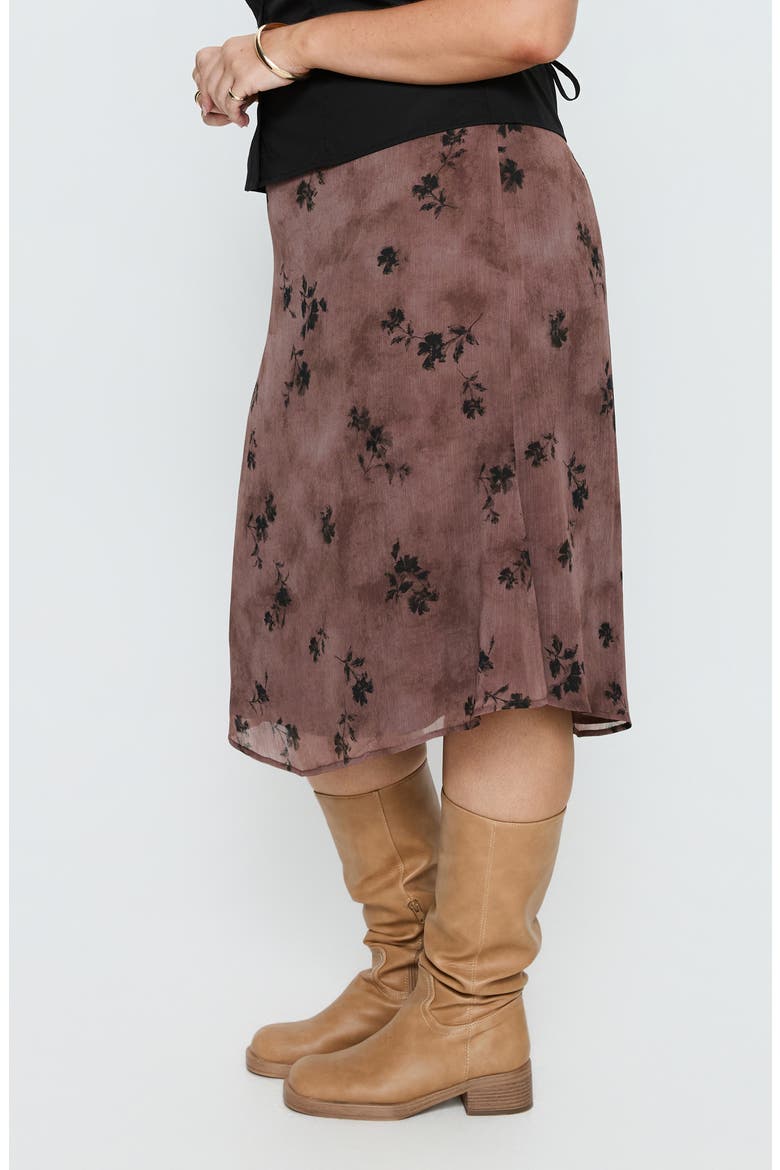 Moses Floral Midi Skirt, Alternate, color, MULTI