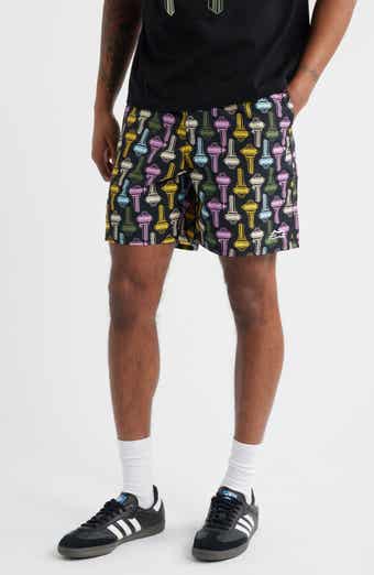 ICECREAM Keys Print Nylon Shorts