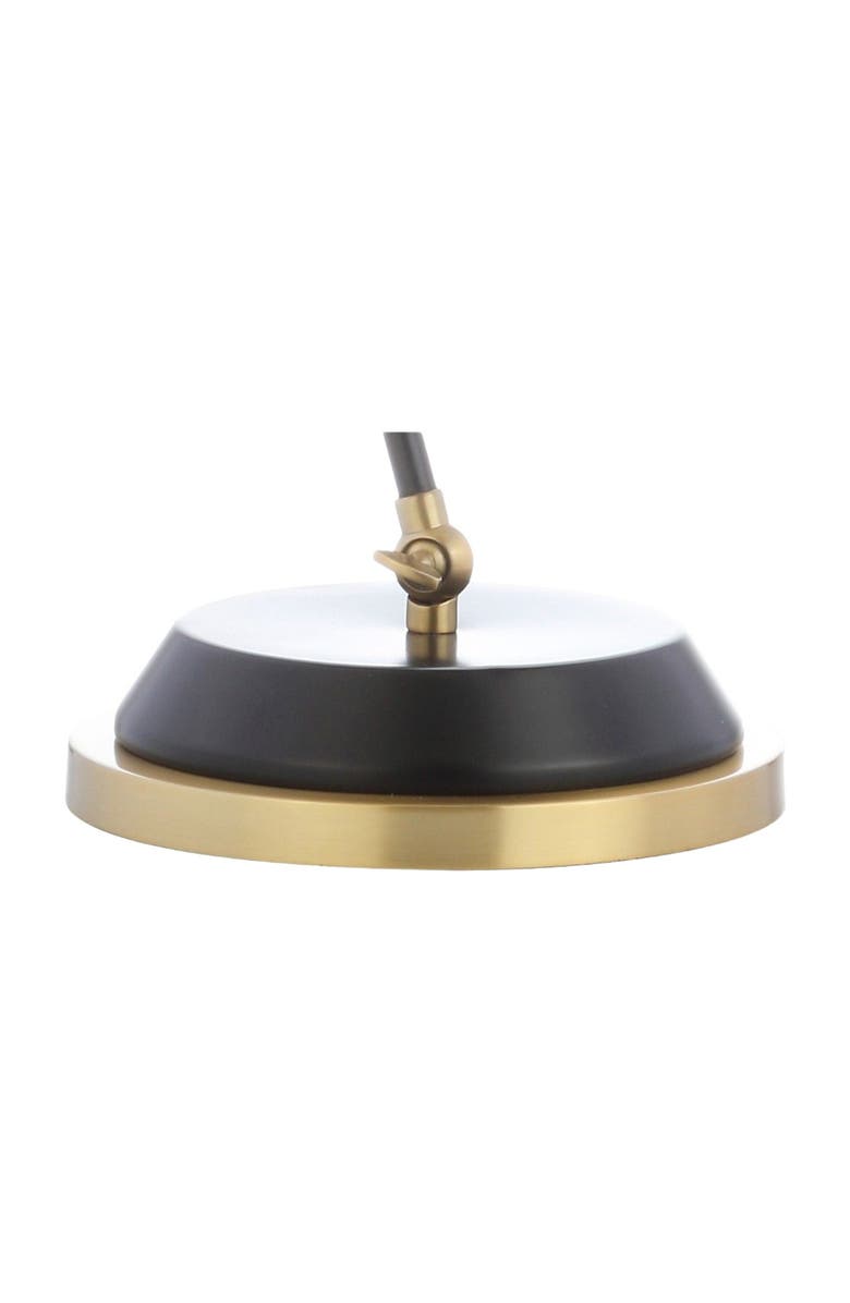 JONATHAN Y Rochelle 23" Metal LED Task Lamp, Black/Brass Gold, Alternate, color, Black/Brass Gold