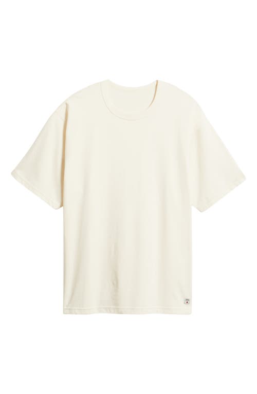 Edwin Oversize Heavyweight Cotton T-shirt In Neutral