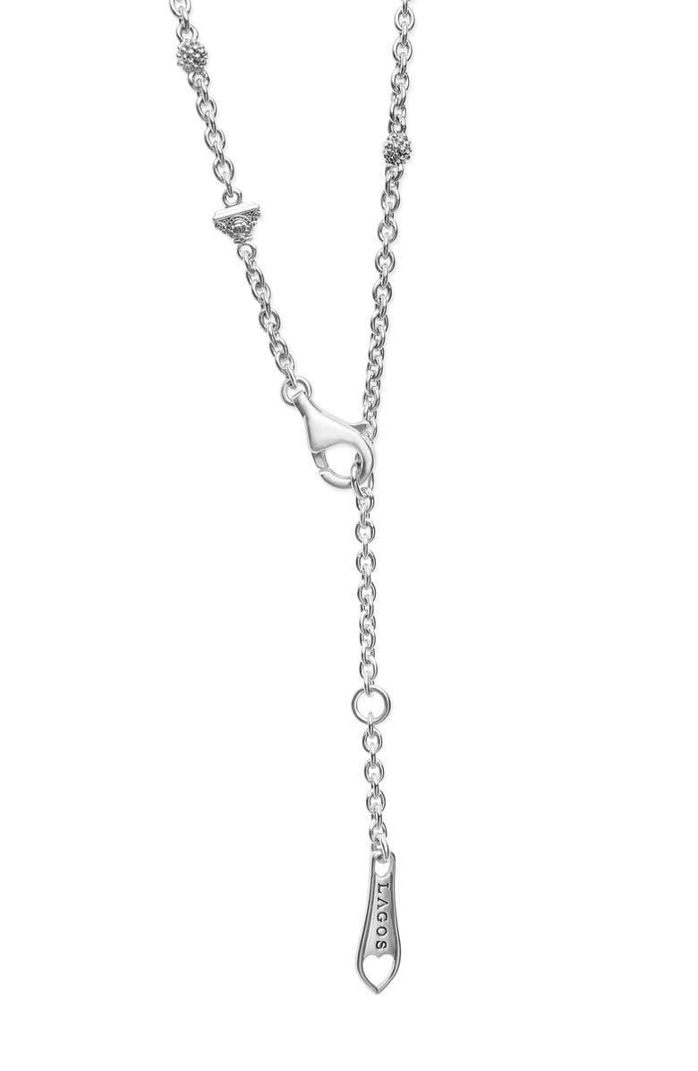 LAGOS Caviar Color Blue Topaz Pendant Necklace, Alternate, color, 