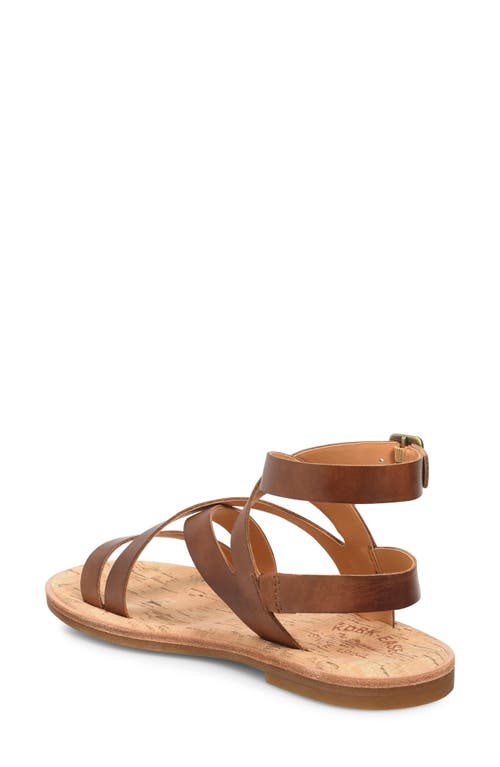 Kork-ease ® Bryleigh Ankle Strap Sandal In Brown Leather