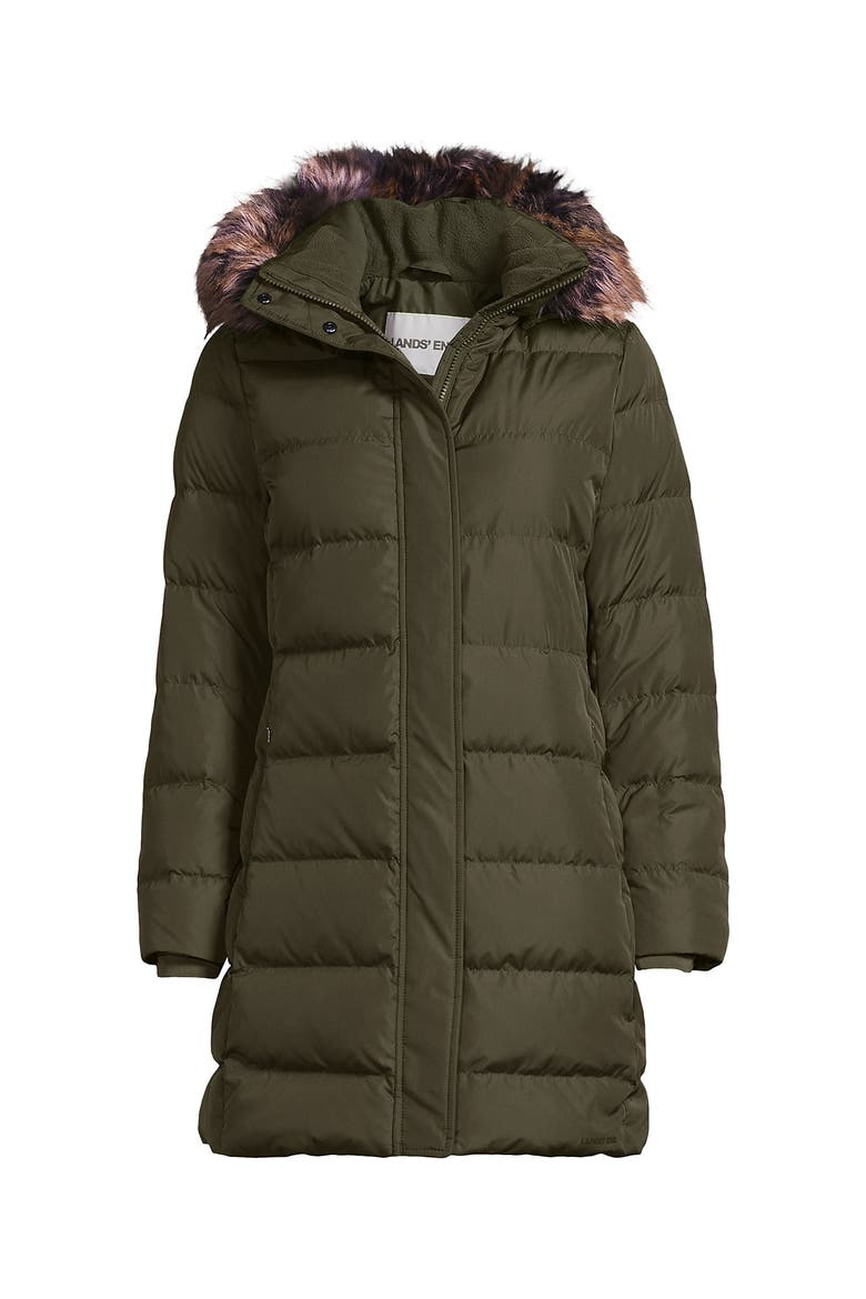 Down Winter Coat, Alternate, color, Woodland Moss