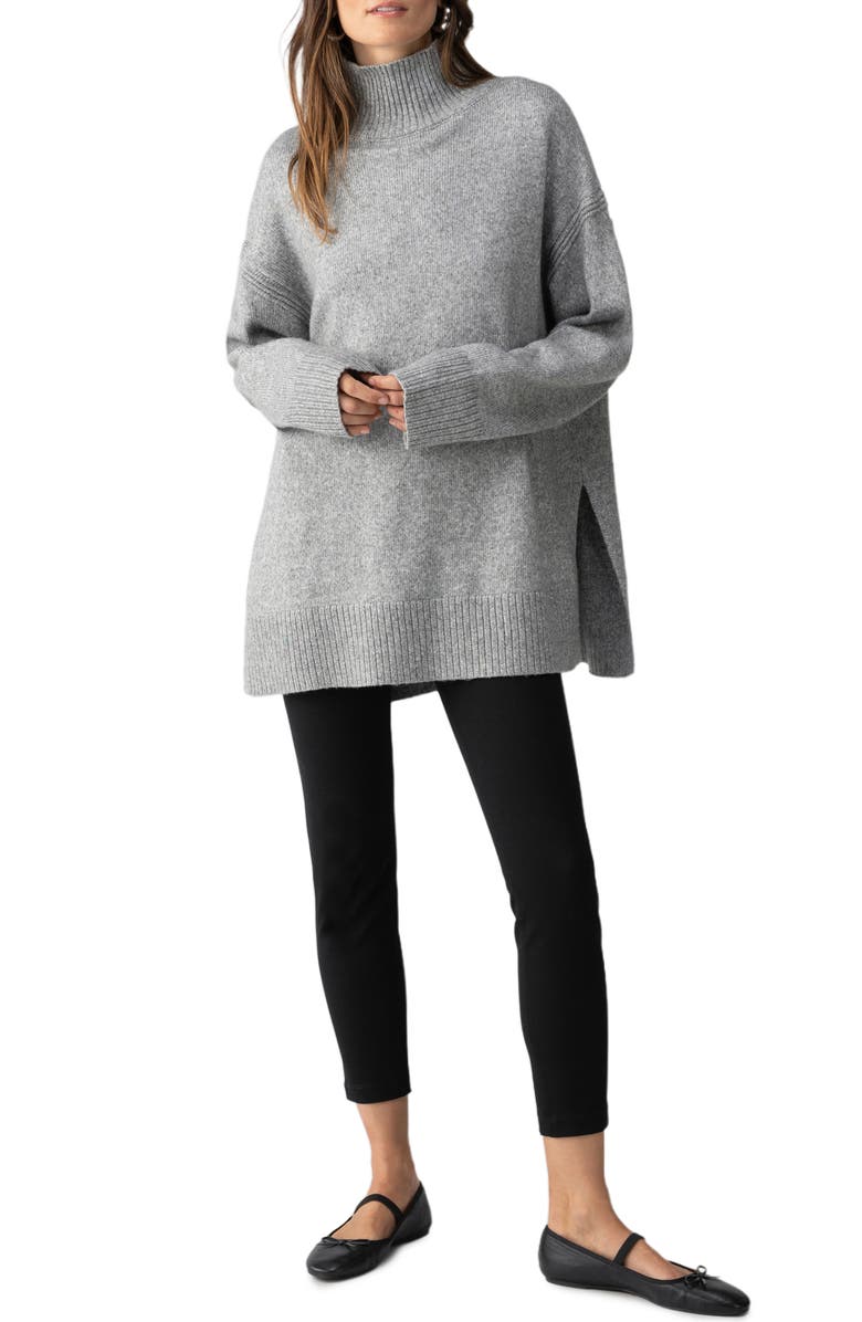 Sanctuary Perfect Turtleneck Tunic Sweater, Alternate, color, 
