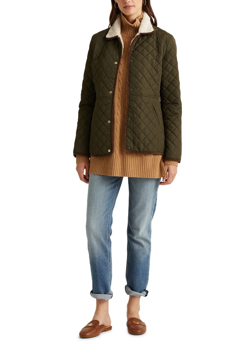 Icon Quilted Blazer, Alternate, color, LITCHFIELD LODEN
