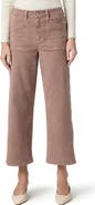 PAIGE Anessa High Waist Ankle Wide Leg Jeans