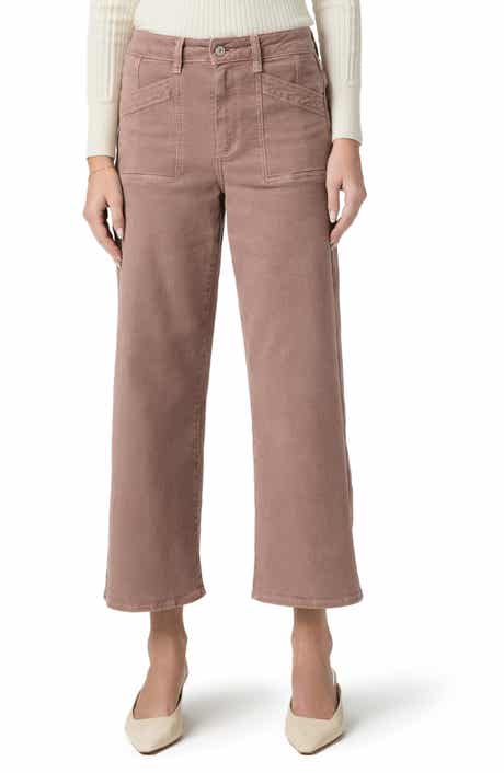 Anessa High Waist Ankle Wide Leg Jeans