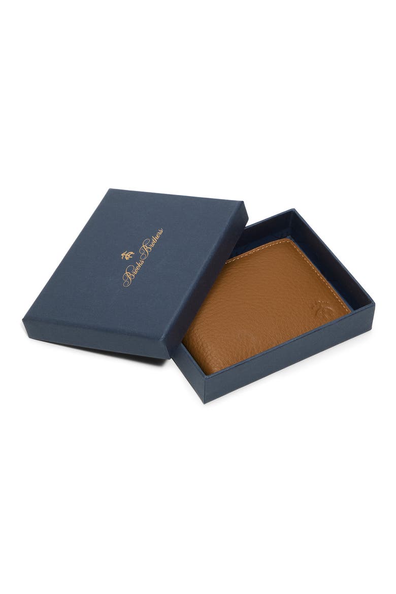 Brower Bifold Leather Wallet, Alternate, color, TAN