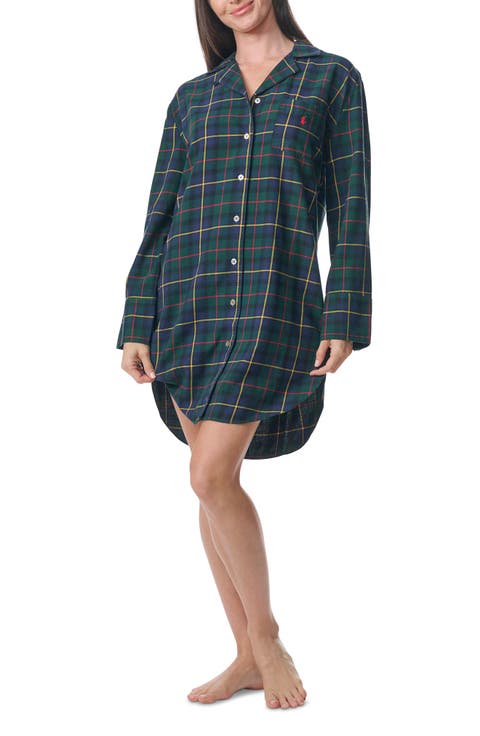 Cotton Long Sleeve Sleepshirt