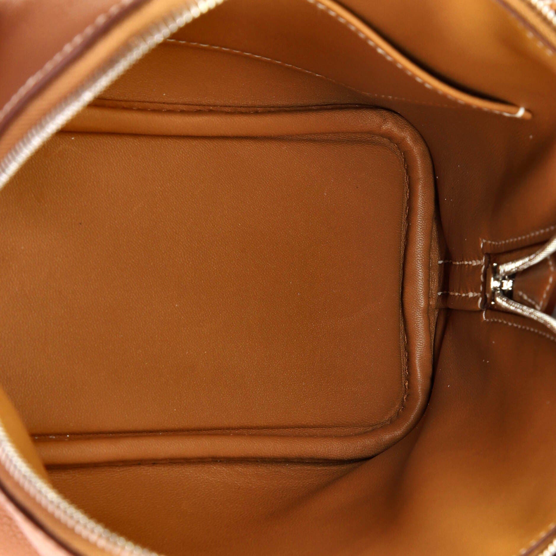 Pre-Owned Hermes Bolide 1923 Bag Evercolor Mini, Alternate, color, Gold