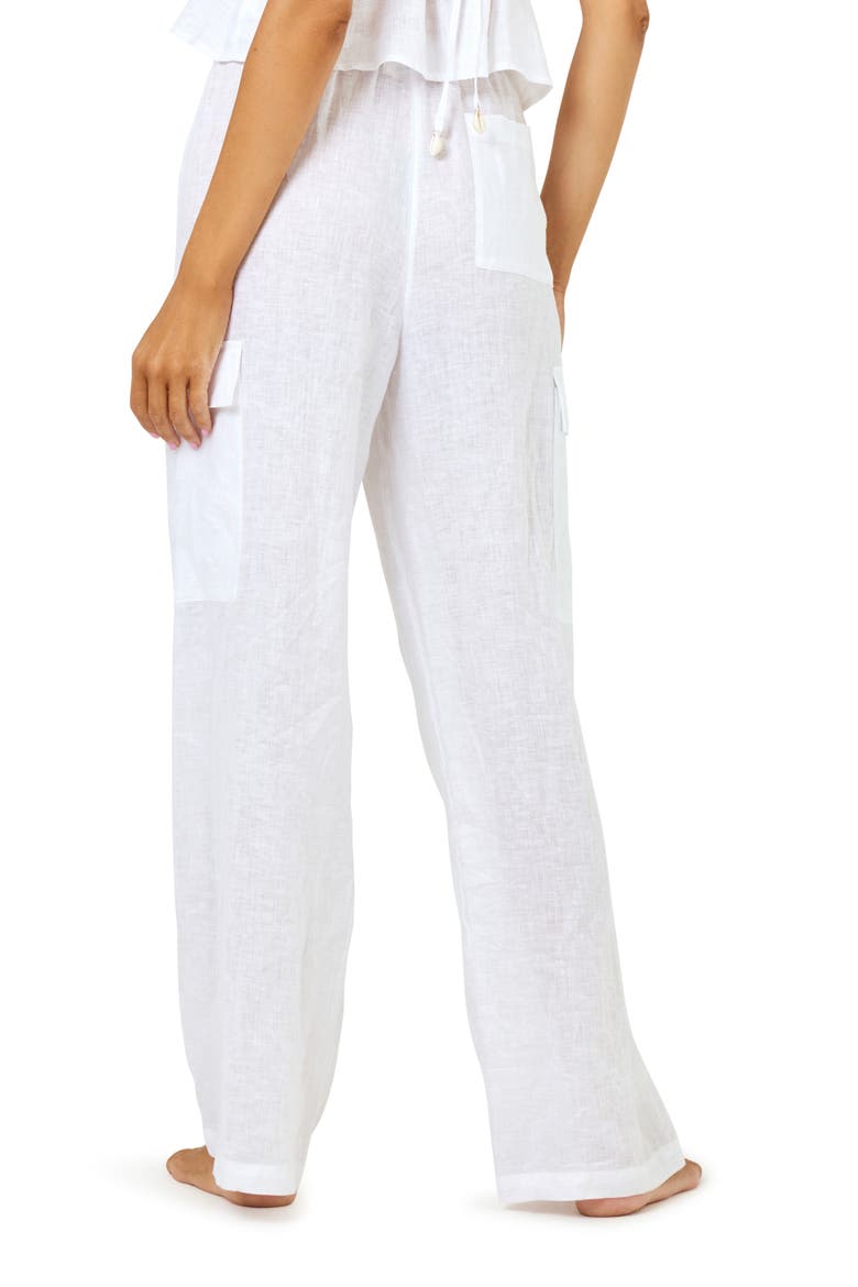 Sundown Cargo Pants, Alternate, color, WHITE