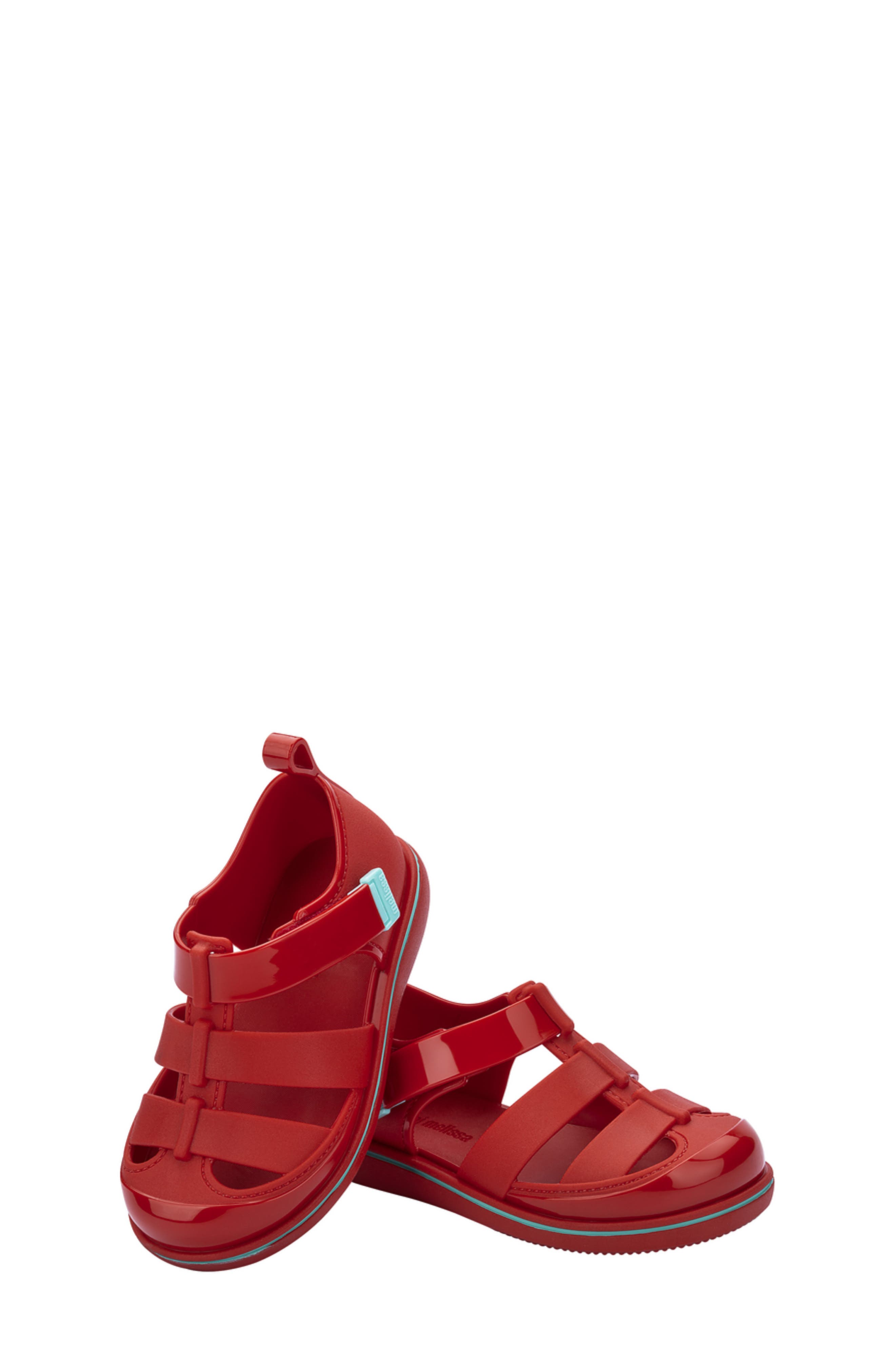 Kids' Smash Jelly Sandal, Alternate, color, RED