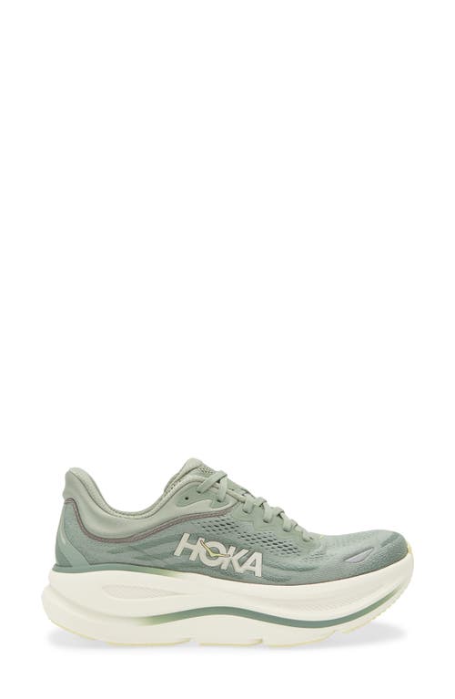 Hoka M Bondi 9 Low-top Sneakers In Green