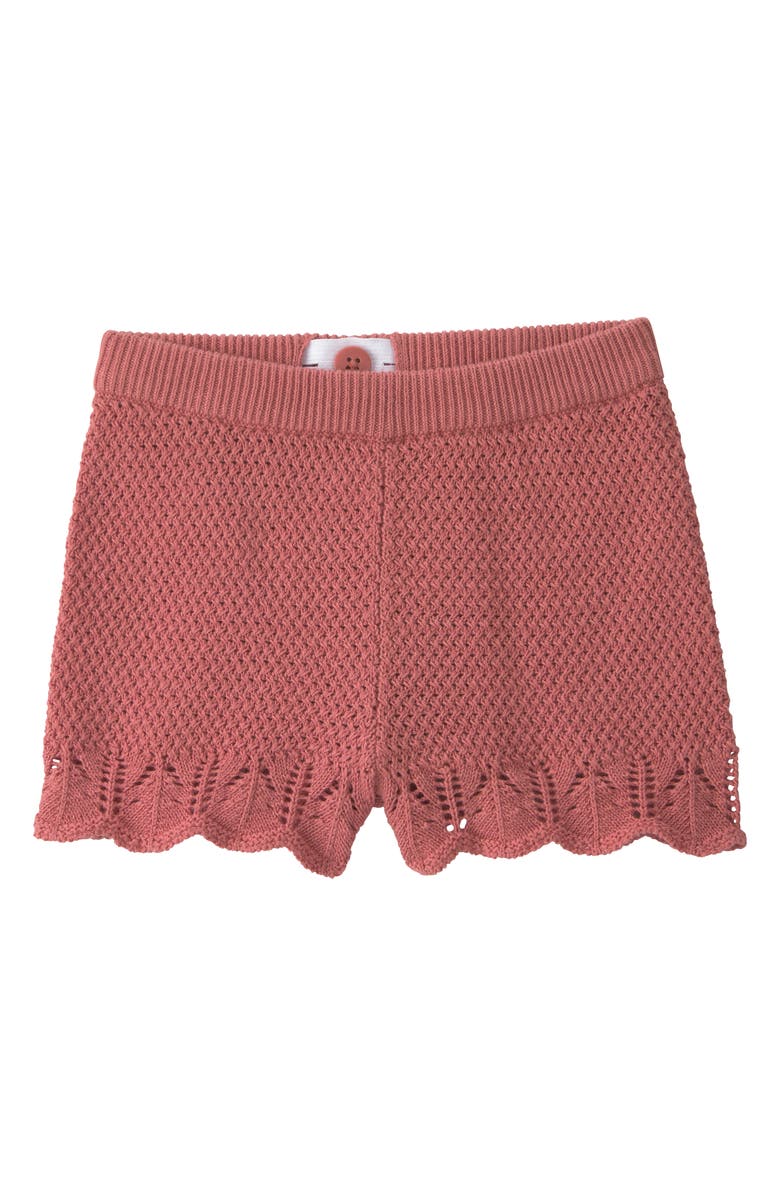 Little Planet Scalloped Organic Cotton Tank Top & Shorts Set, Alternate, color, Pink