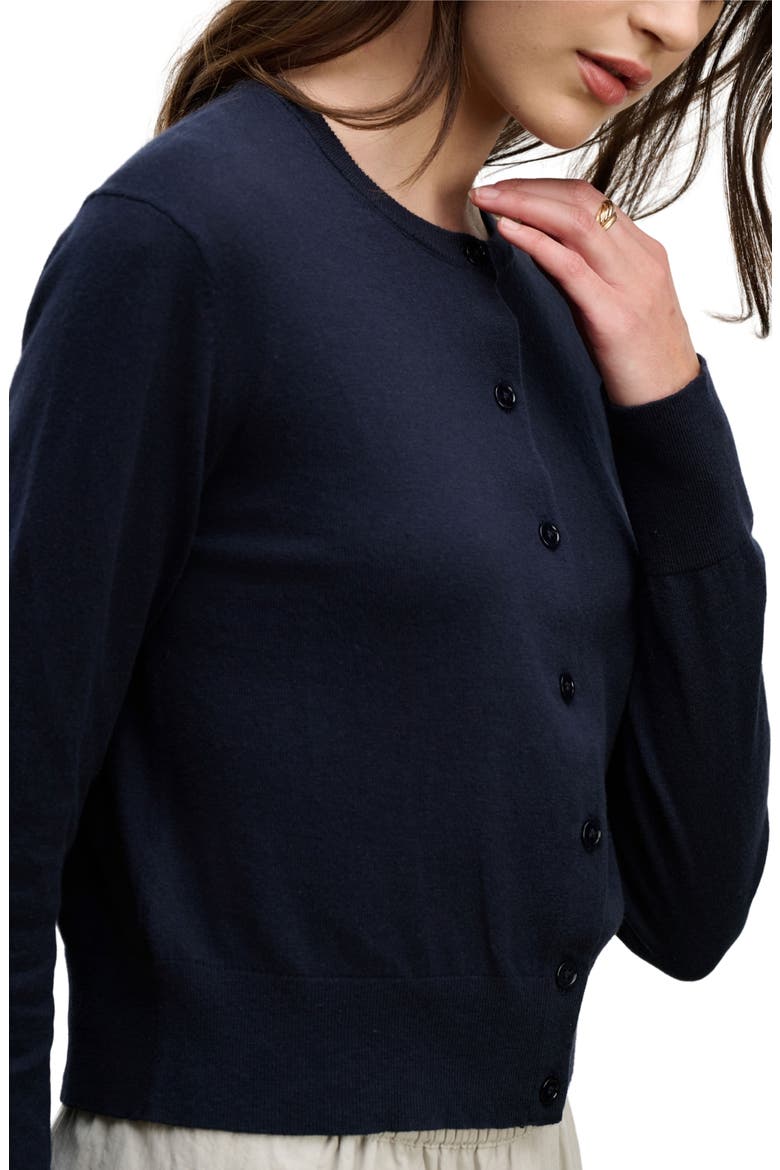 Violette Cardigan, Alternate, color, NAVY