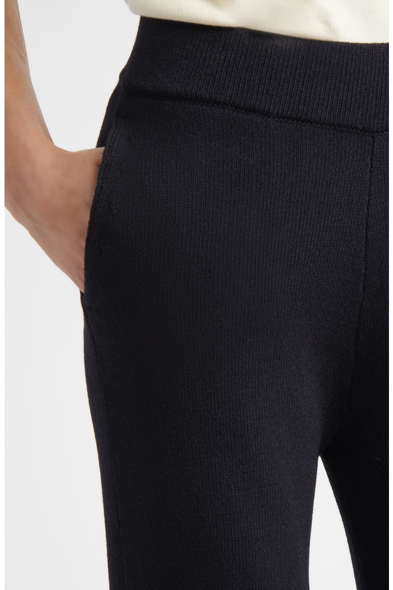 Legacy Isabel Knit Pants, Alternate, color, BLACK
