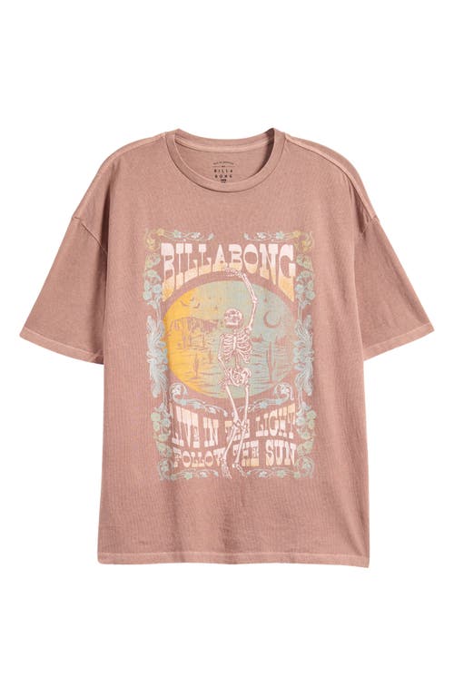 Billabong Walk With Me Oversize Graphic T-shirt In Sweet Earth