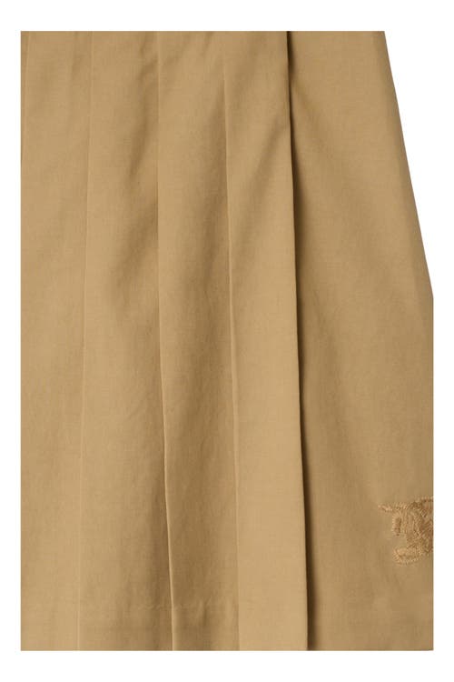 Burberry Pleated Skirt In Sand