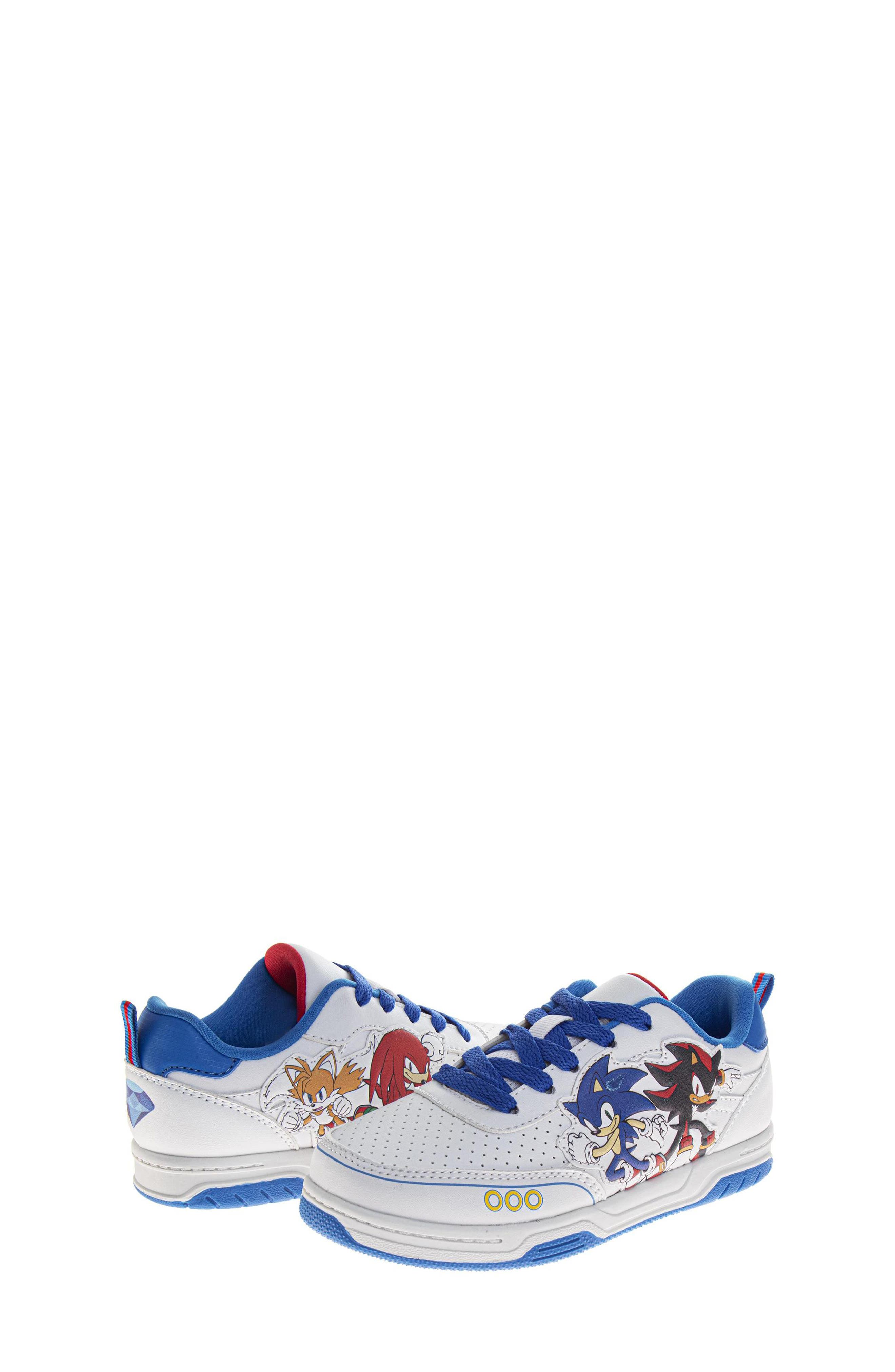 JOSMO Kids' Sonic the Hedgehog Rival Racer Sneaker, Alternate, color, 
