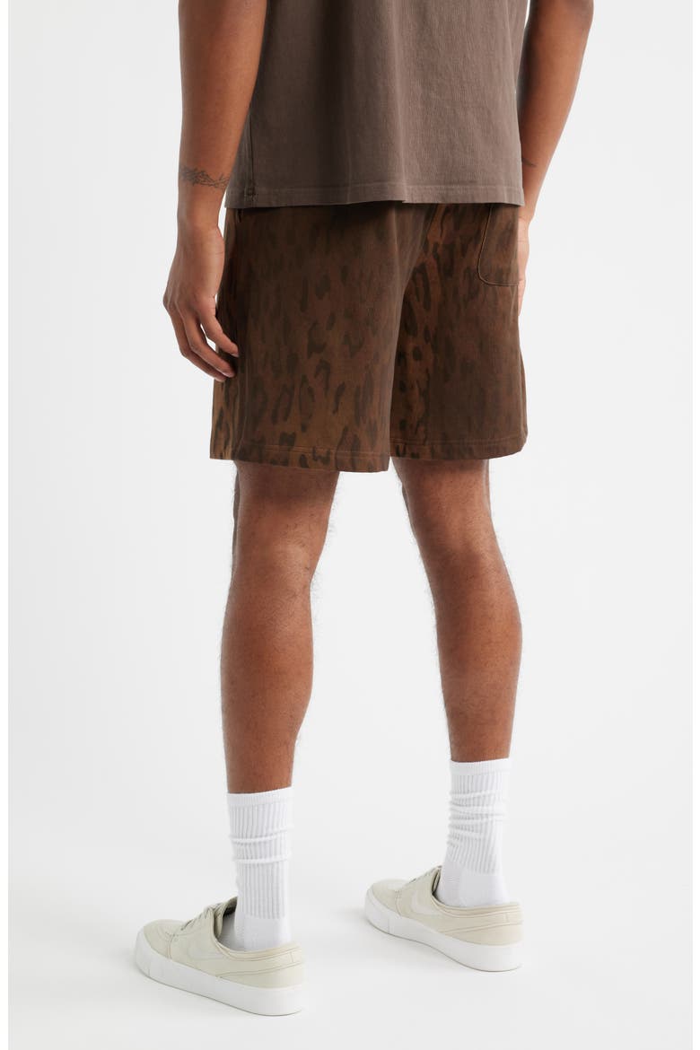 Preda Cotton Pull-On Shorts, Alternate, color, BROWN