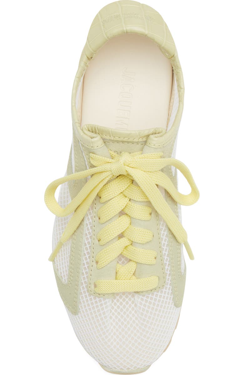 Jacquemus Les Tennis Low Top Sneaker, Alternate, color, Dusty Yellow 220