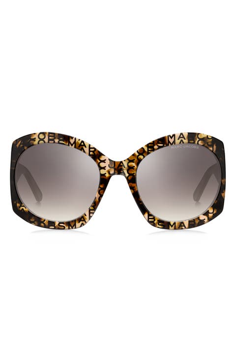 56mm Round Sunglasses